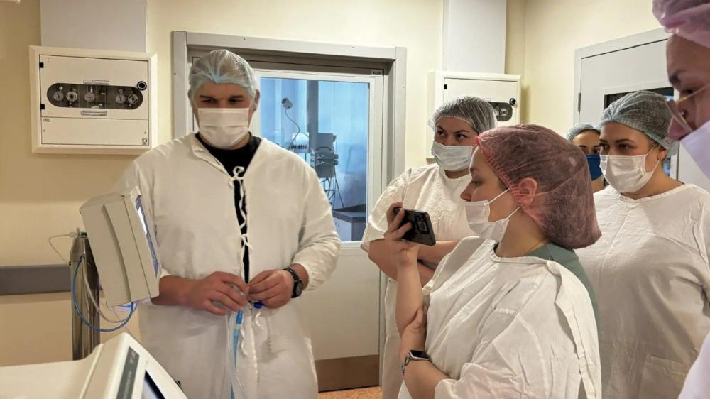 Современный аппарат для терапии новорожденных получил перинатальный центр больницы Н.Н. Бурденко