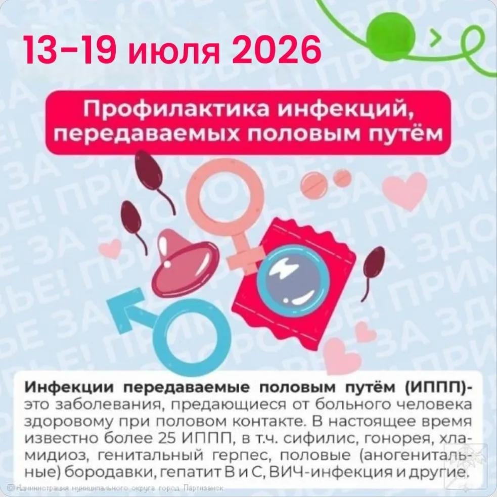 Неделя профилактики инфекций, передающихся половым путем